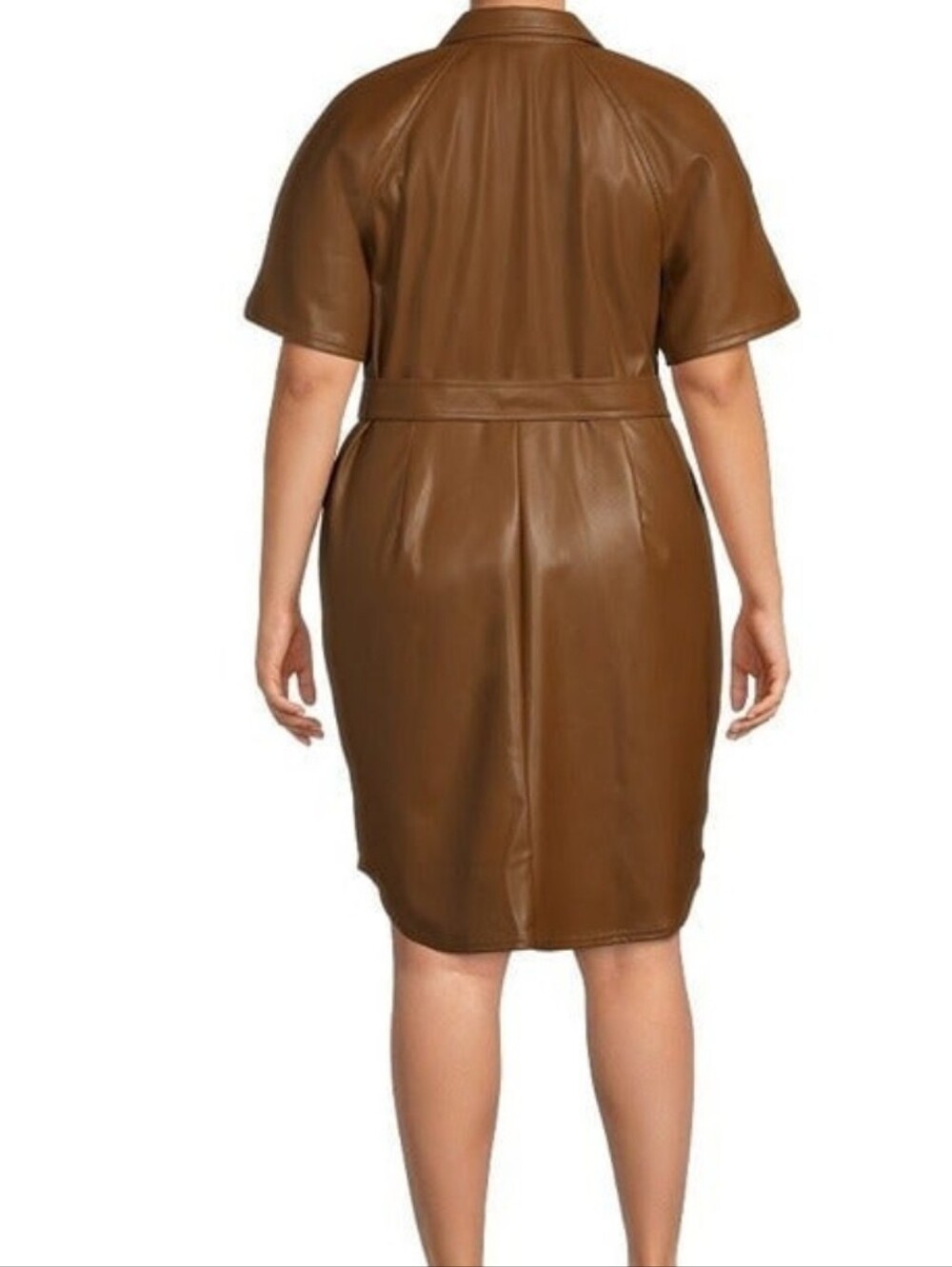 Plus Size Vegan Leather Dress NWT - Picture 5 of 6